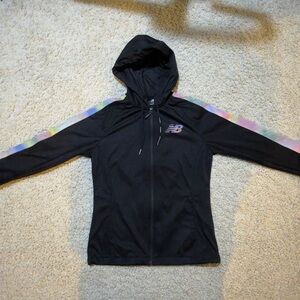 New Balance Black Zip-Up Hoodie
